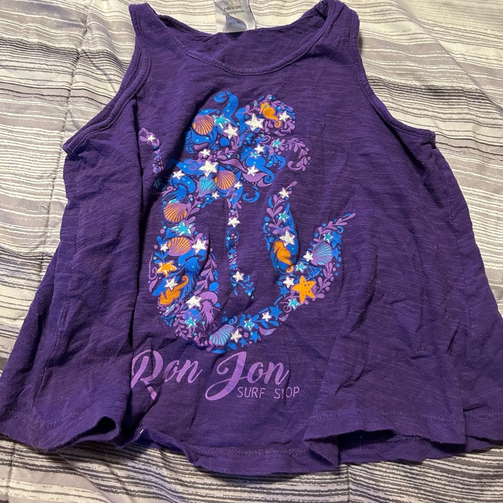 Ron Jon Kids Tank Top with Colorful Mermaid Design